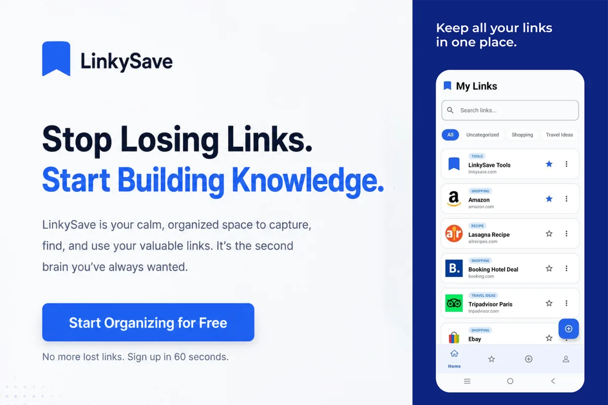 LinkySave : Bookmark Manager